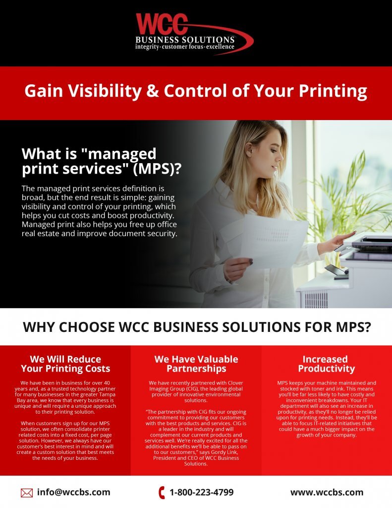 Why Choose WCC Business Solutions For MPS?